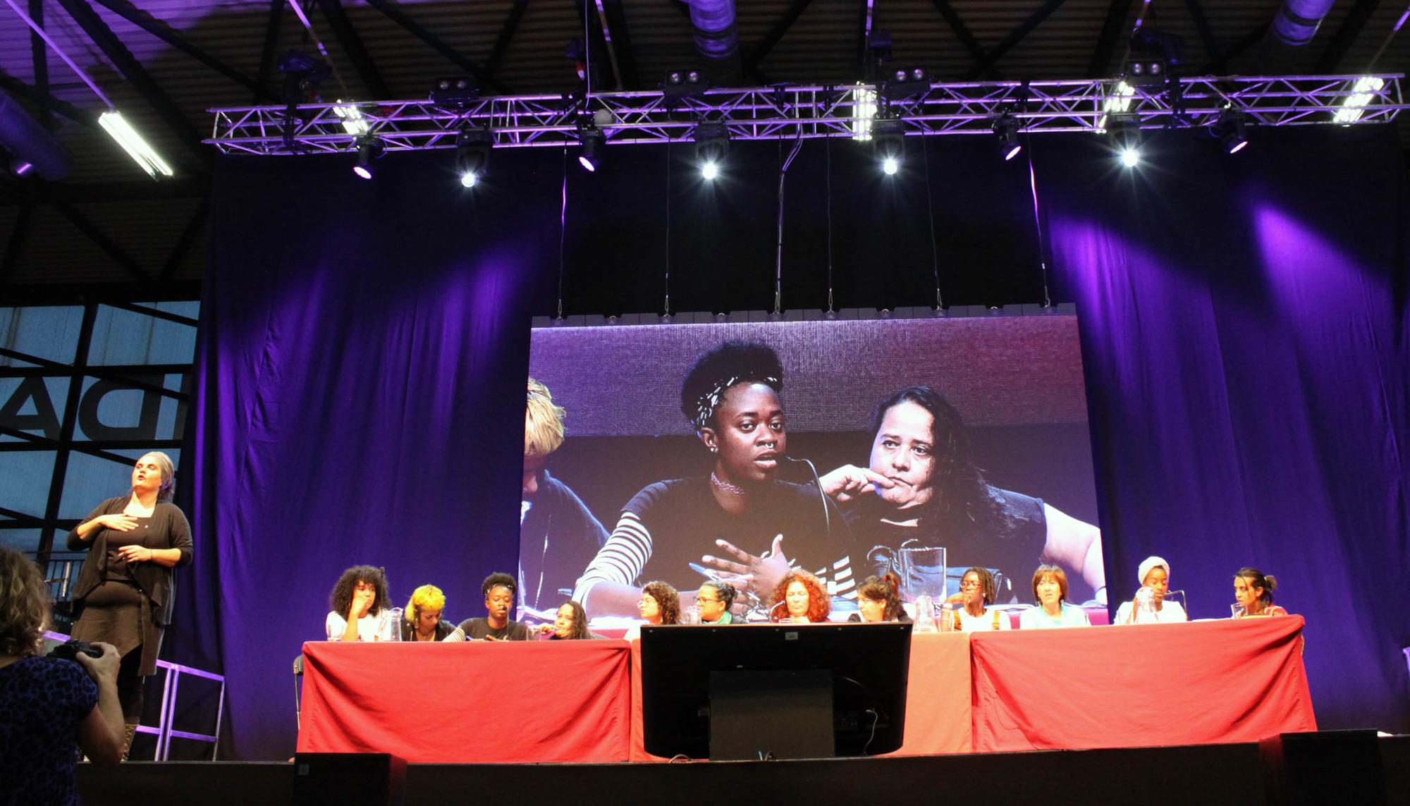 Mujeres racializadas en Jornadas Feministas Euskal Herria